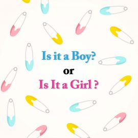Boy or Girl Pins Card
