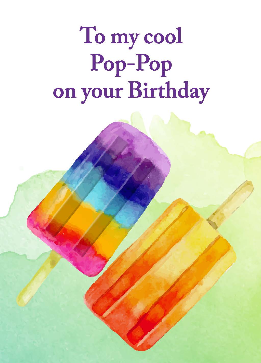 Pop Pop Birthday Card – Heaven Sent Greeting Cards